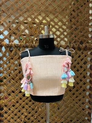 Light Pink Spaghetti Blouse