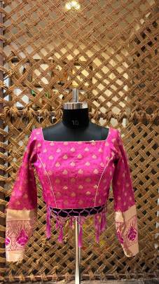 Wild Orchid Silk Blouse